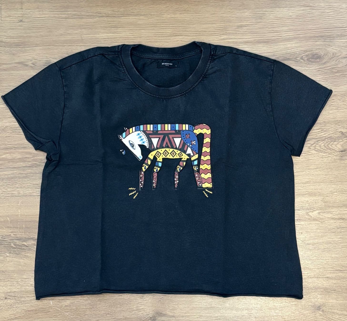 T-shirt: Cooles T-Shirt Reserved  - Gr. S/M – Usato da Brügg BE venduto da rutschimedizin