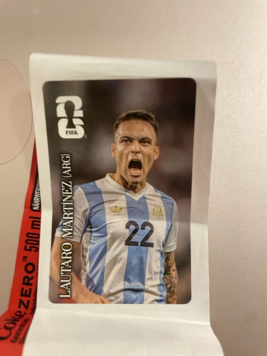 Carte collezionabili: Sammelbild Lautaro Martinez FIFA  ARG  – Usato da Wilen b. Wollerau venduto da LastChance22