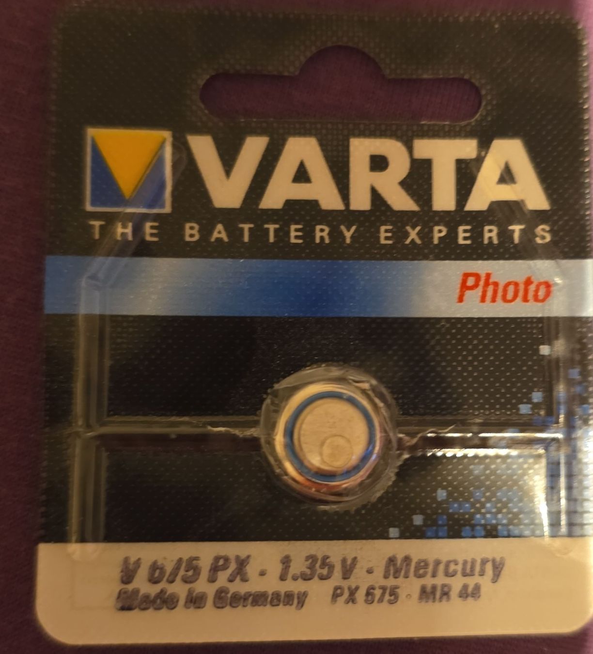 Varta Akkus & Batterien: Varta V675PX 1,35V – Neu und originalverpackt aus Oberengstringen von Jocker-80