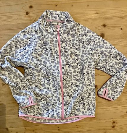 Leopard Fleecejacke 110/116