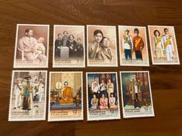 Briefmarken Thailand Königsfamilie