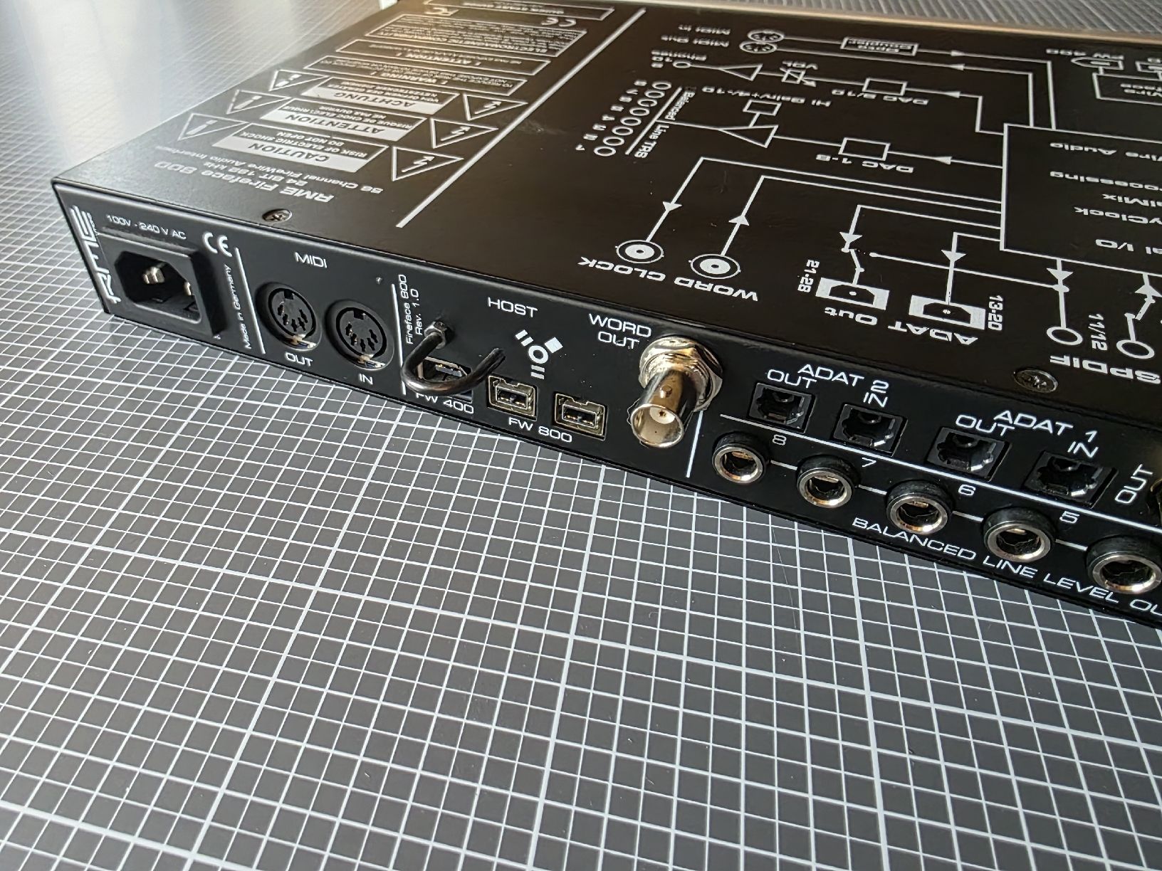 RME Attrezzatura per studi di registrazione: RME Fireface 800 – Usato da Uerzlikon venduto da Chalb0815 4
