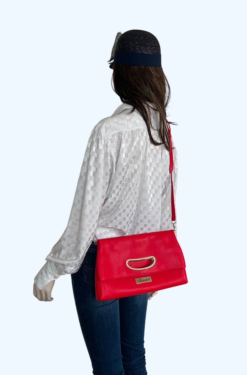Chopard Borse da donna: Sac CHOPARD en cuir" 2 Maxi Pochette Way " – Usato da Genève venduto da Bazarare 2