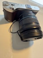Samsung NX300 Systemkamera (Braun/Silber) + Samsung 18-55mm 