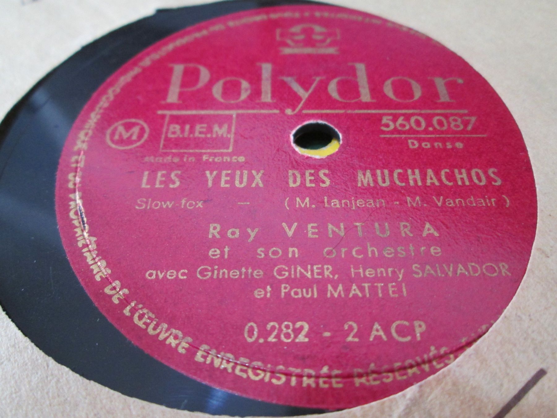 Schallplatten: DISQUES 78 TOURS – Gebraucht aus Lausanne von Leag 4