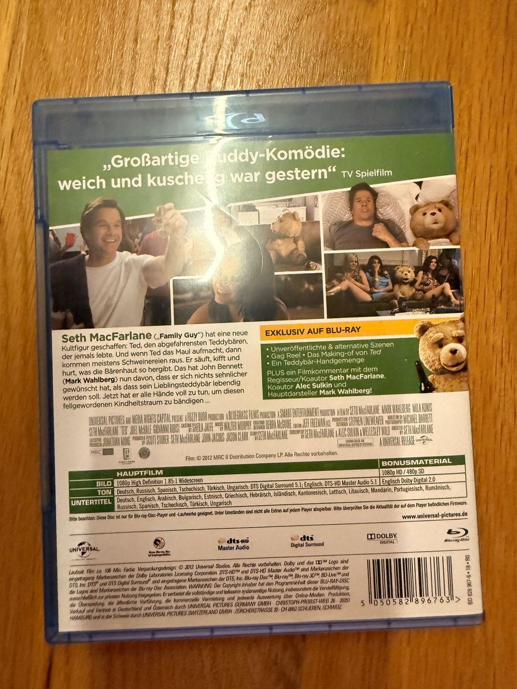 Tutti i DVDs: Verkaufe Bluray "Ted" – Usato da Lungern venduto da Jopae