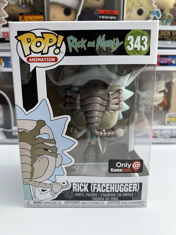 Funko POP Animation Rick & Morty Rick (Facehugger) Limitée Kaufen