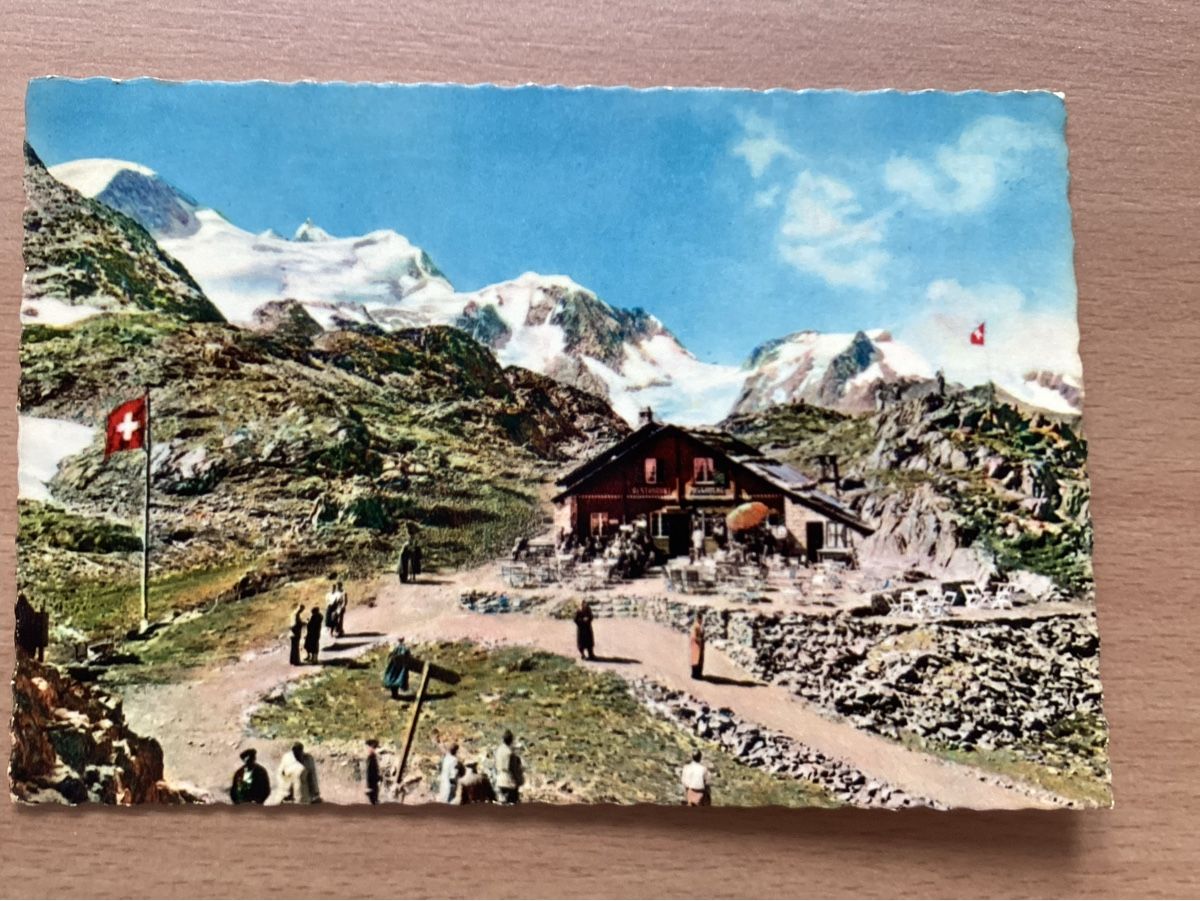 Ansichtskarten: AK Sustenpass 2262 m Restaurant Passhöhe, 1956 – Gebraucht aus Wassen UR von SABDOM