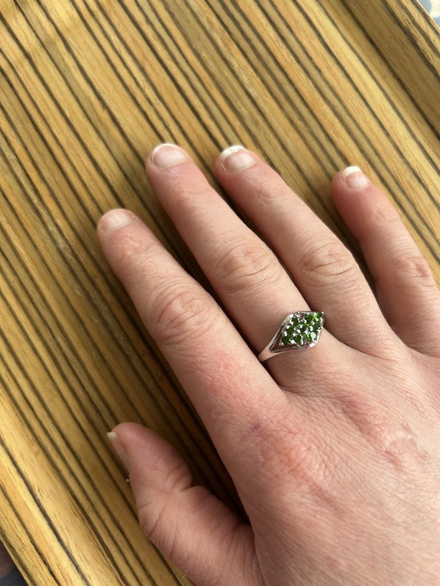 Anelli: Ring Silber mit Tsavorit – Usato da Birsfelden venduto da Exclusivity 1