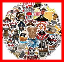 Piraten Seeräuber Schiff Goldschatz Comic 50 tlg Stickerset