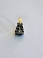 Bague en argent, Zircon vert, taille 67