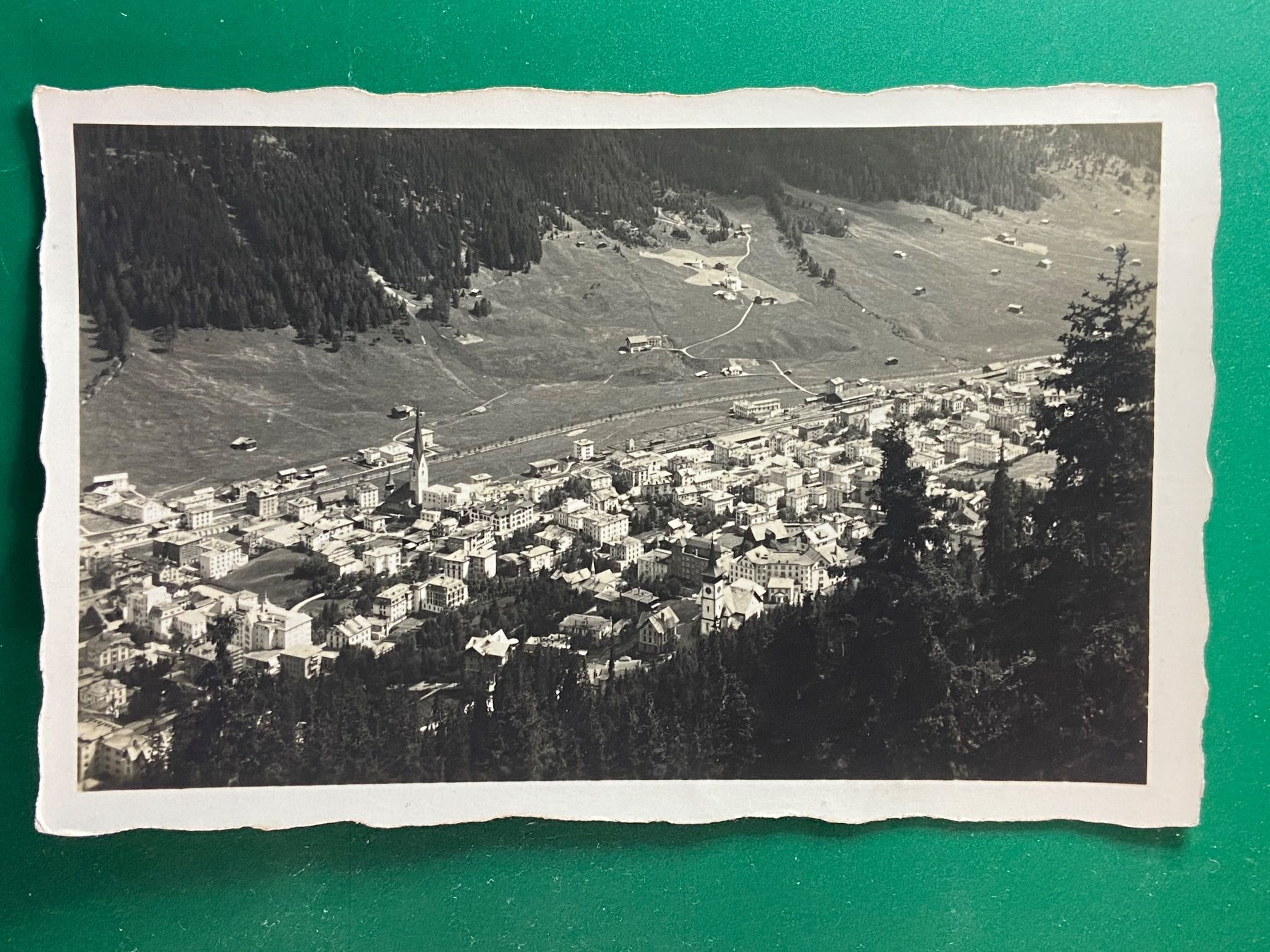 Cartoline postali: Blick von der Schatzalp auf Davos – Usato da Steg VS venduto da _vinci_
