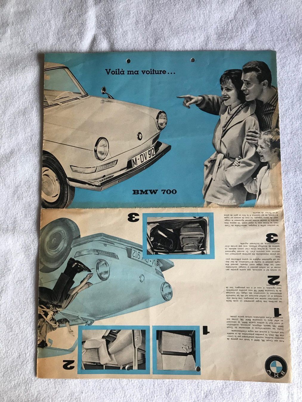 Documenti: 3 prospectus BMW700 de 1960 1961 – Usato da Ste-Croix venduto da BuffetSC 4