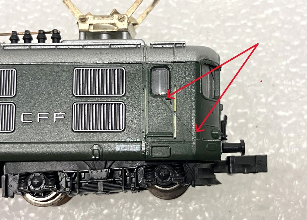 Hobbytrain Modelleisenbahnen: Hobbytrain 11011 N= Re 4/4I SBB 10026 HmBh Lausanne - grün – Gebraucht aus Thun von retoolinoo 7