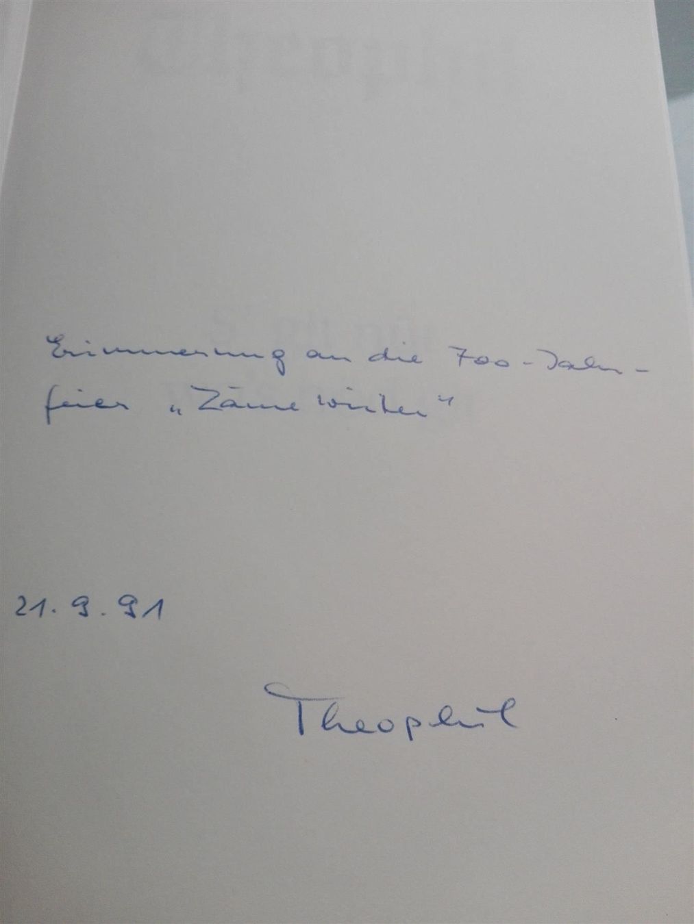 Livres: Theophil - S' git nüt wo's nöd git                     ©1991 – D'occasion à St.Gallen par elk2023 1
