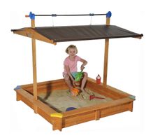 Sandkasten Mickey mit Dachlift 140x140x120cm neu