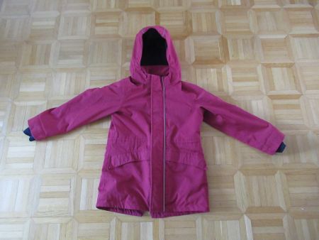 Jako-o Parka Kinderjacke gefüttert dunkelrot Grösse 128/134