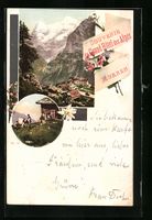 Mürren, Grand Hotel des Alpes, Kuh auf 