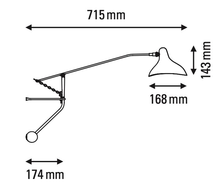 Dcw Éditions Lampade: Dcw Mantis Bs2 mini – Usato da olten venduto da momo2417 2