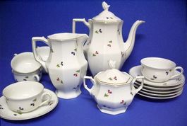 reizendes Art Deco Mocca Service