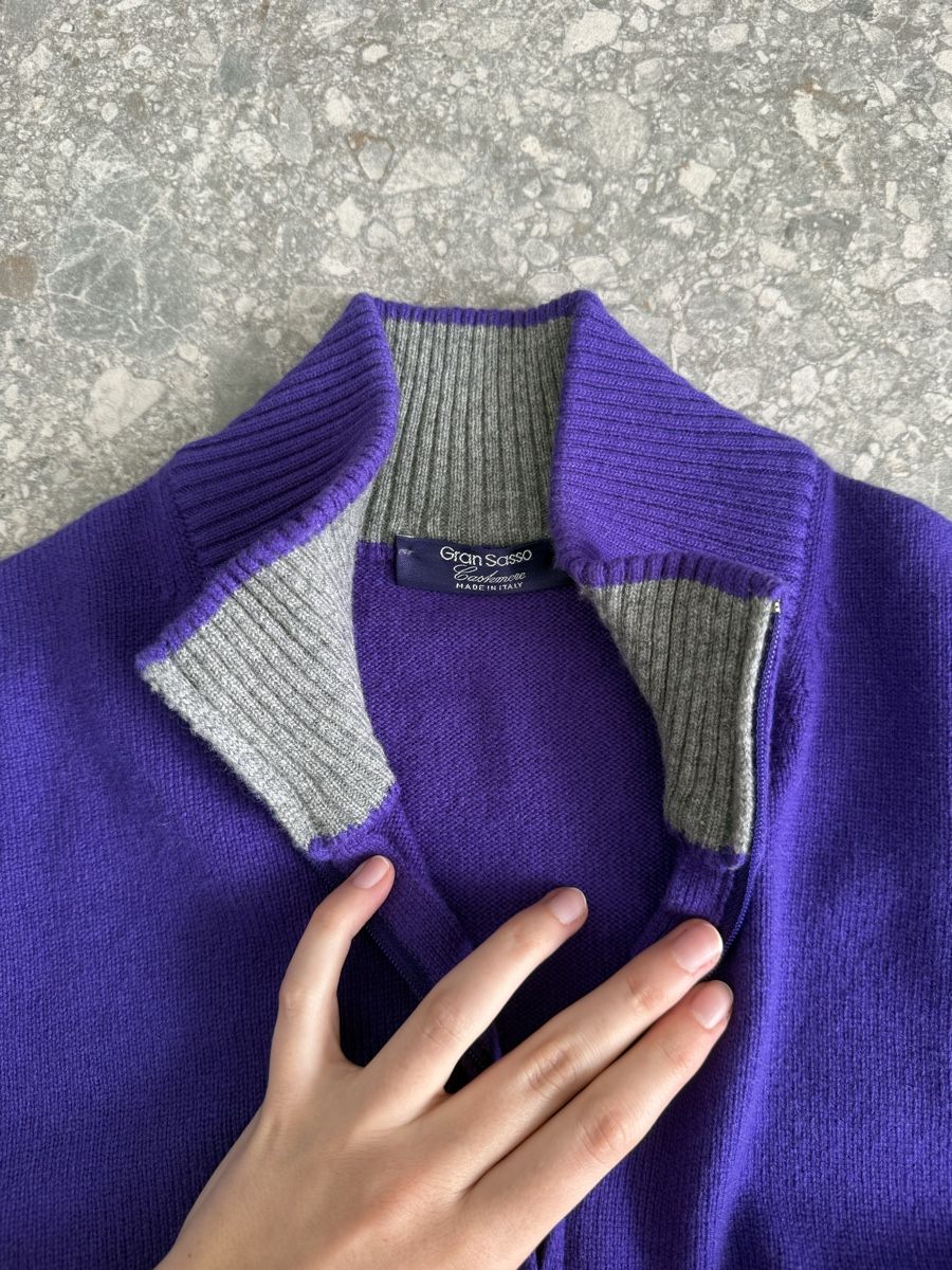 Pullover & Sweatshirts: Gran Sasso Pullover 100% Kaschmir violett Grösse L – Gebraucht aus Birmensdorf ZH von nin.am 2