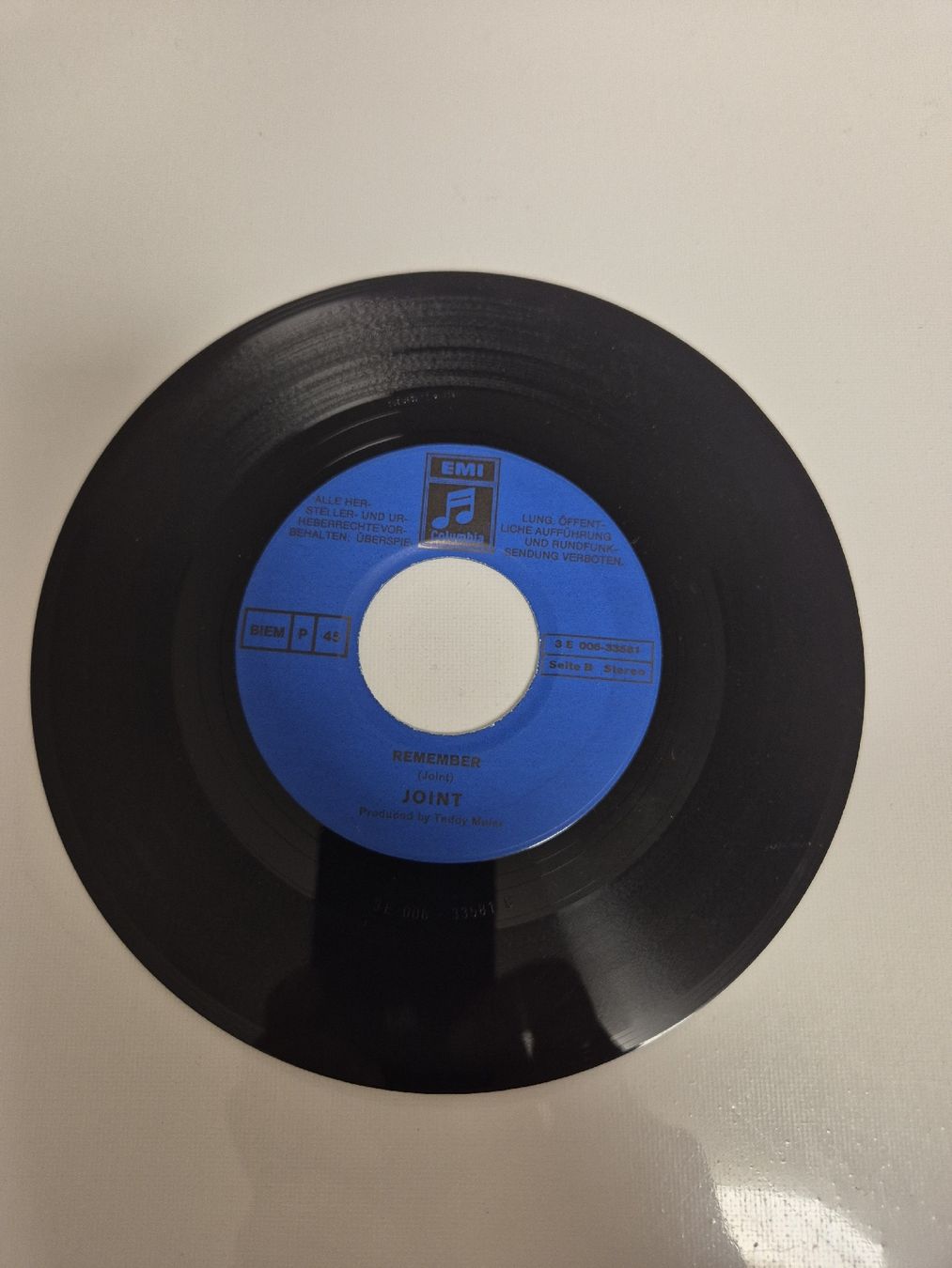 Dischi in vinile: Joint  - Collage / Remember -   Single 7 , CH – Usato da Uster venduto da newwave0 3