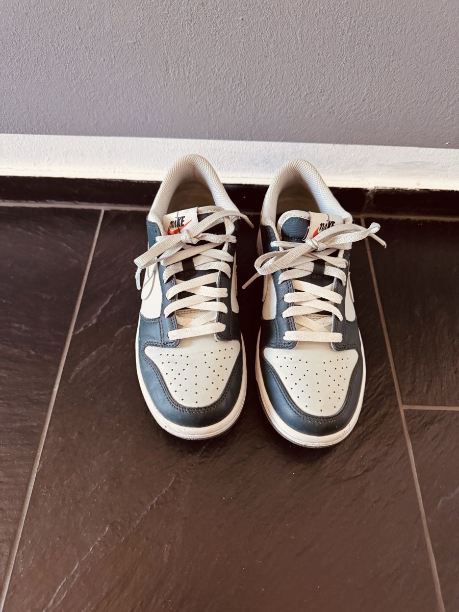 Nike Chaussures garçon: Nike Dunk Low, Hellgrün/Dunkelgrün, Grösse 38 – D'occasion à Dänikon ZH par snowfish26