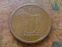 NORVEGE  5  ORE  1962