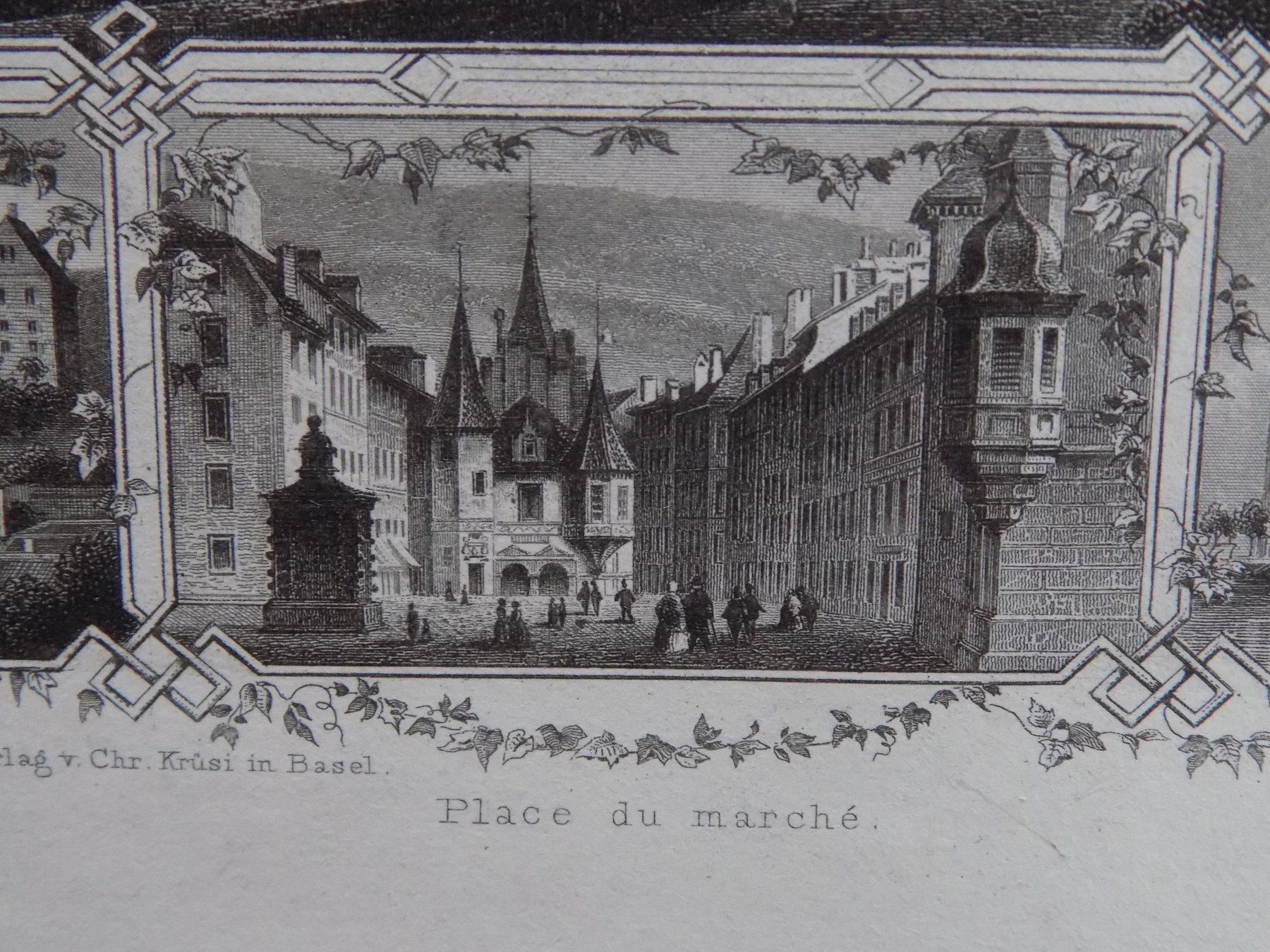 Gravures: Neuchâtel Souvenirblatt – D'occasion à Risch par Rischli15 7