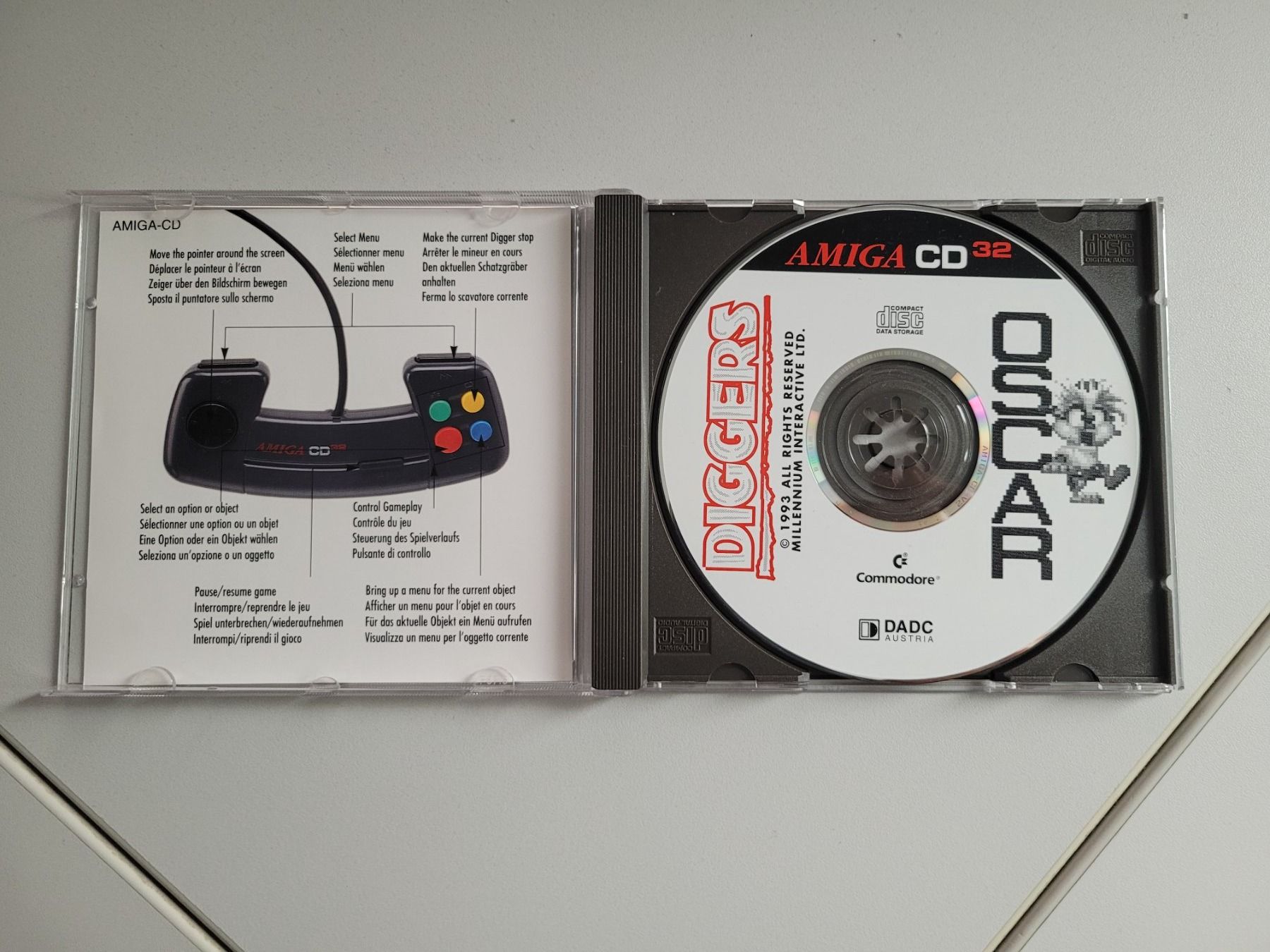 Giochi: Diggers & Oscar (Amiga CD32) – Usato da Uezwil venduto da -Retrogames- 1