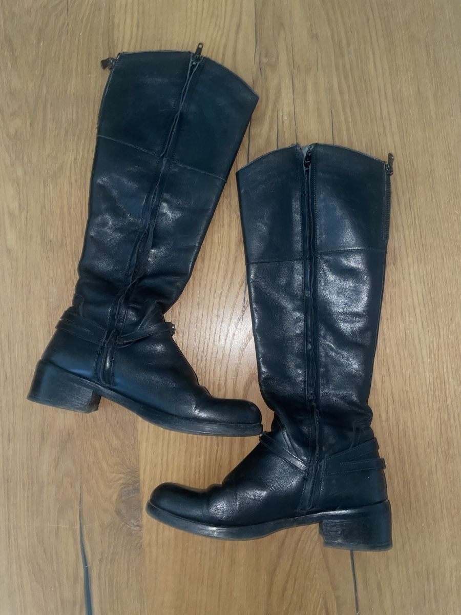 Miu Miu Scarpe da donna: Echt Leder Stiefel - made in Italy – Usato da Wabern venduto da alestae 1