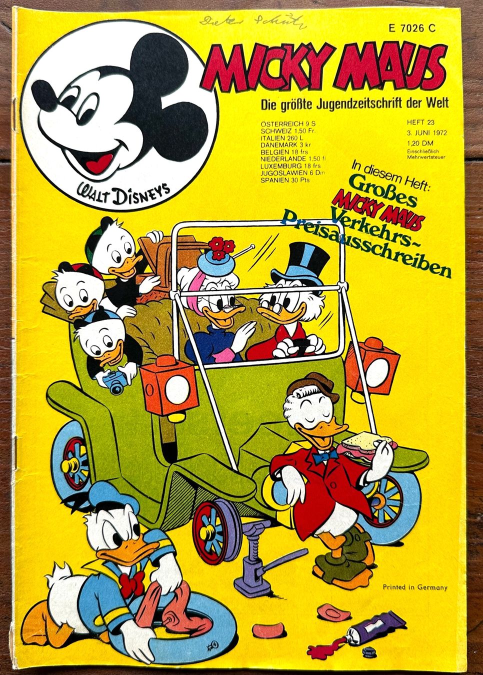 Fumetti: Micky Maus Nr. 23   3.6.1972, hunderte Comics ab 1.- – Usato da Seltisberg venduto da quadartswiss