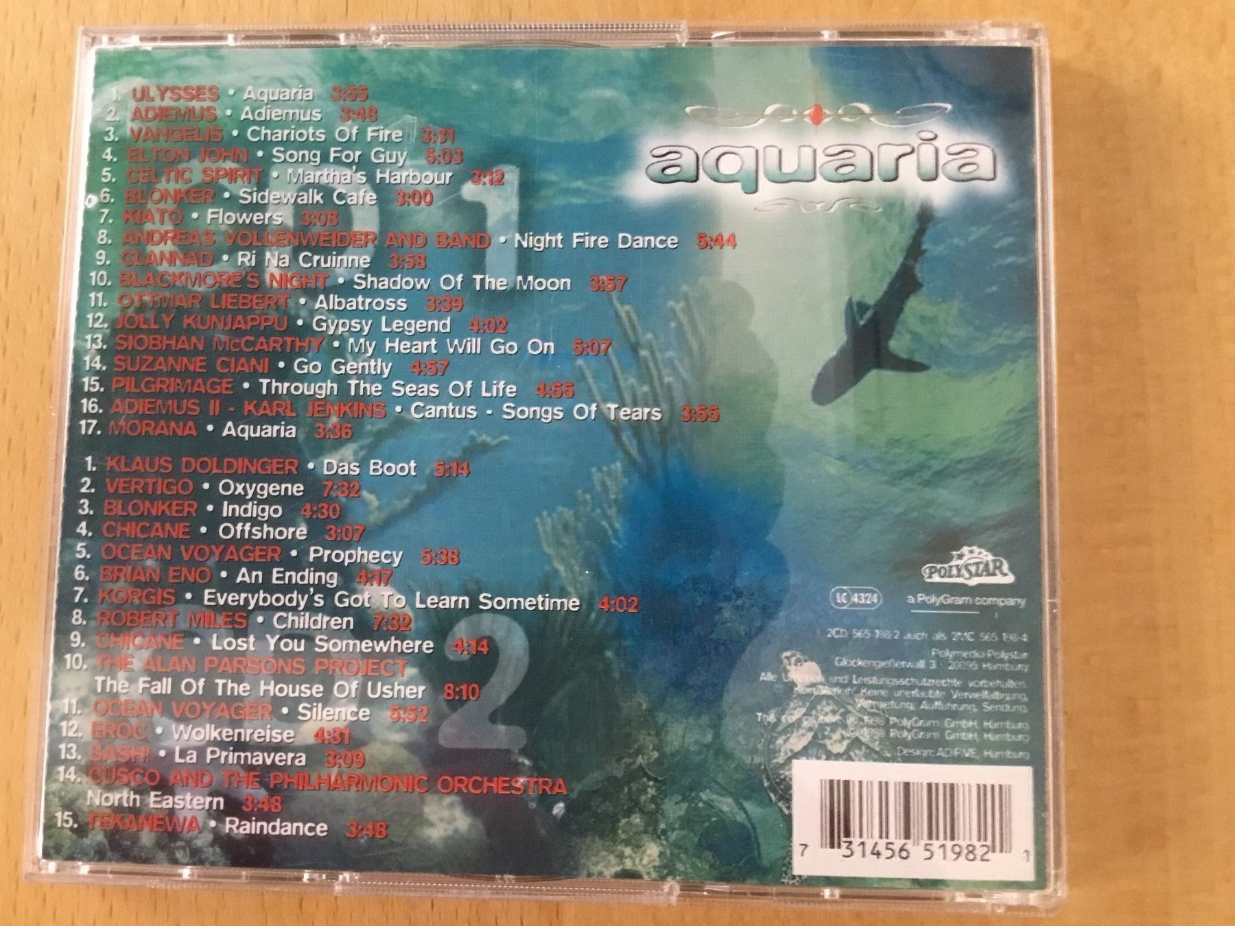 CD: Aquaria – Usato da Rüti ZH venduto da alumedien 1