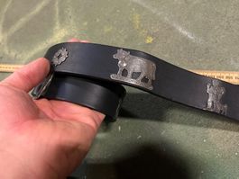 Chüeligurt Kuhgurt Leder 90cm
