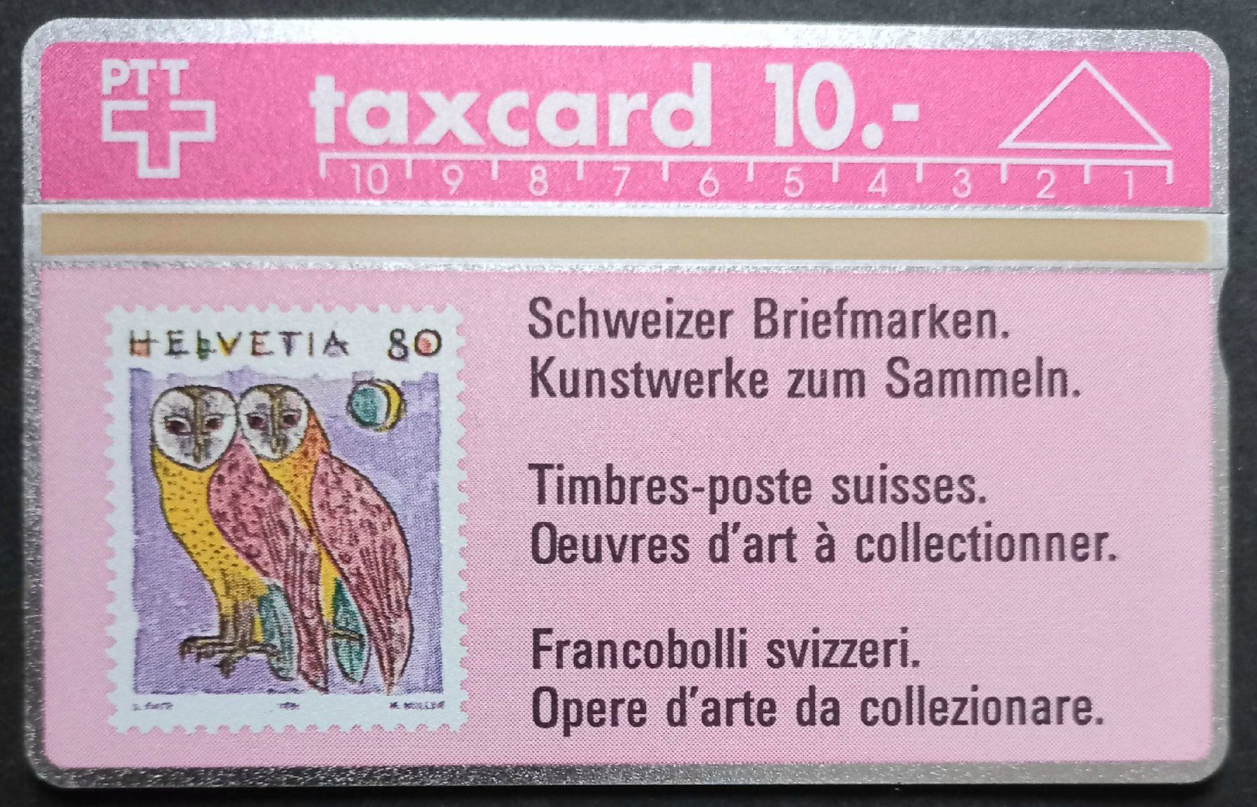 Swisscom Schede telefoniche: Taxcard - zu Briefmarke - CH – Usato da Niederuzwil venduto da lubimaja