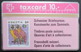 Taxcard - zu Briefmarke - CH