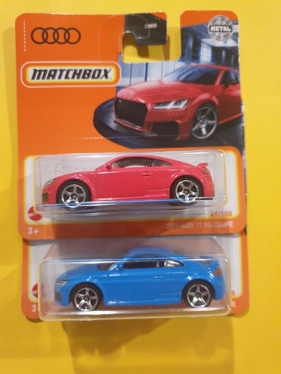 Miniature Matchbox 1/64 Audi TT RS Coupé 2019 – Modèle Réduit Collection