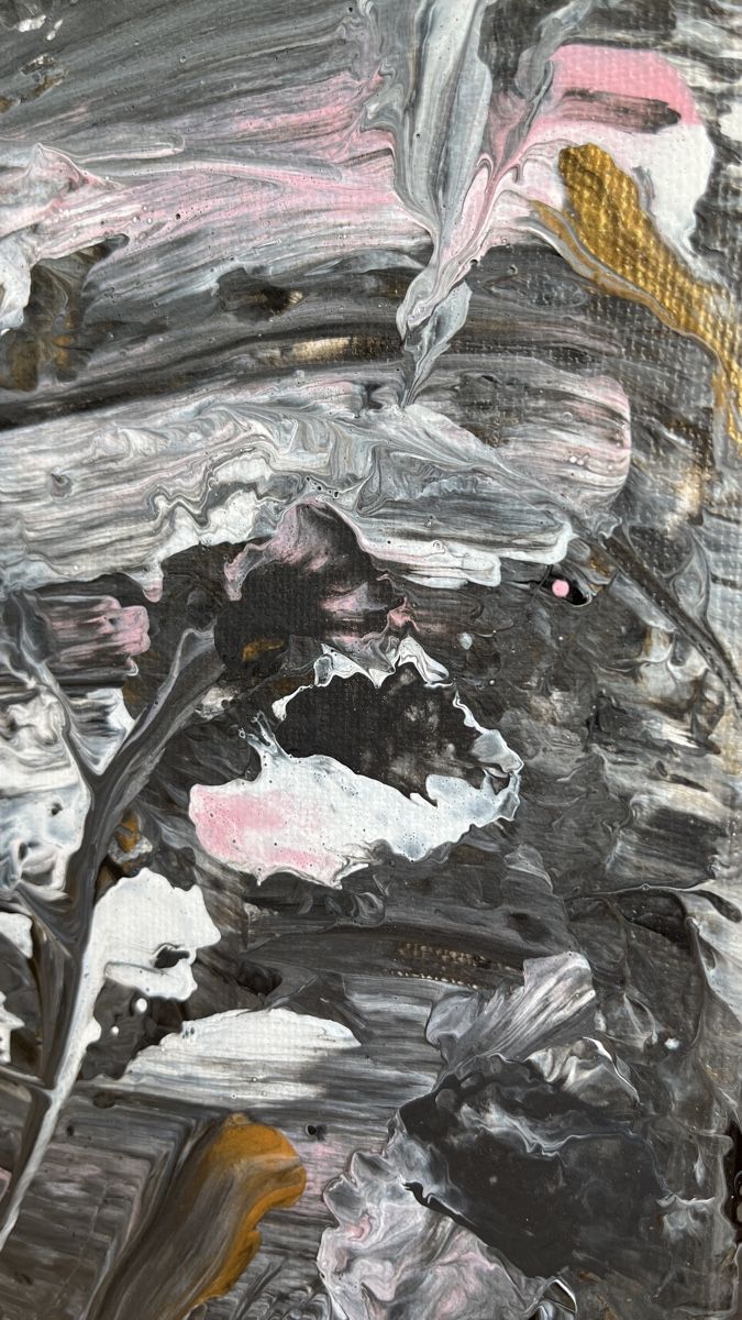 Dipinti: Abstraktes Acrylbild "Sturm" 20x20cm – Nuovo (secondo la descrizione) da Hochdorf venduto da Jasminurschel 3