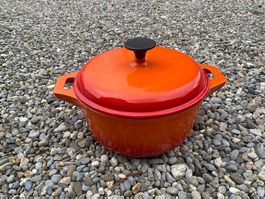 Vintage Bräter Gusseisen Cocotte VERSAND 15.-