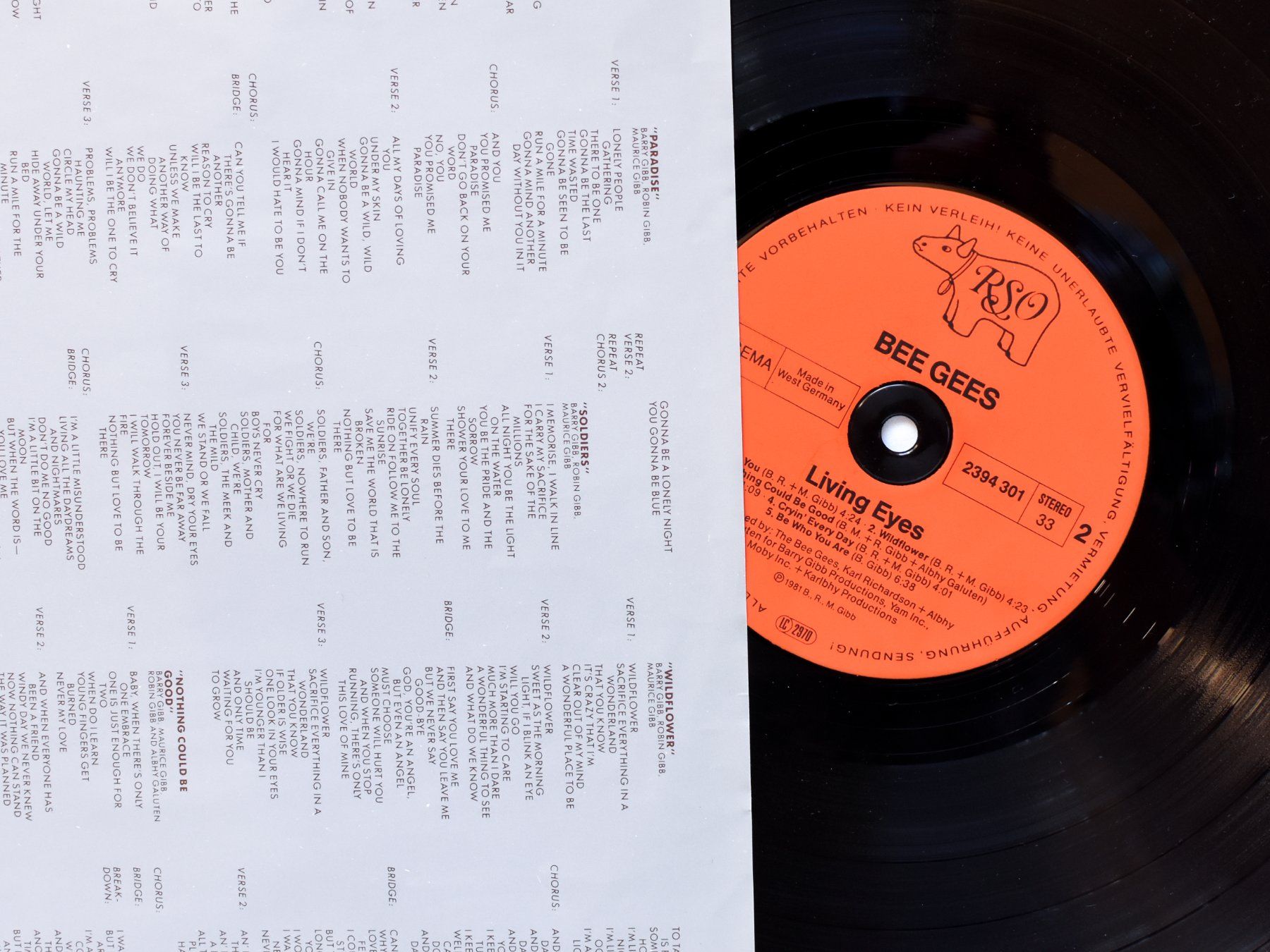 Dischi in vinile: Bee Gees - Living Eyes – Usato da Belmont-sur-Yverdon venduto da ag97 3