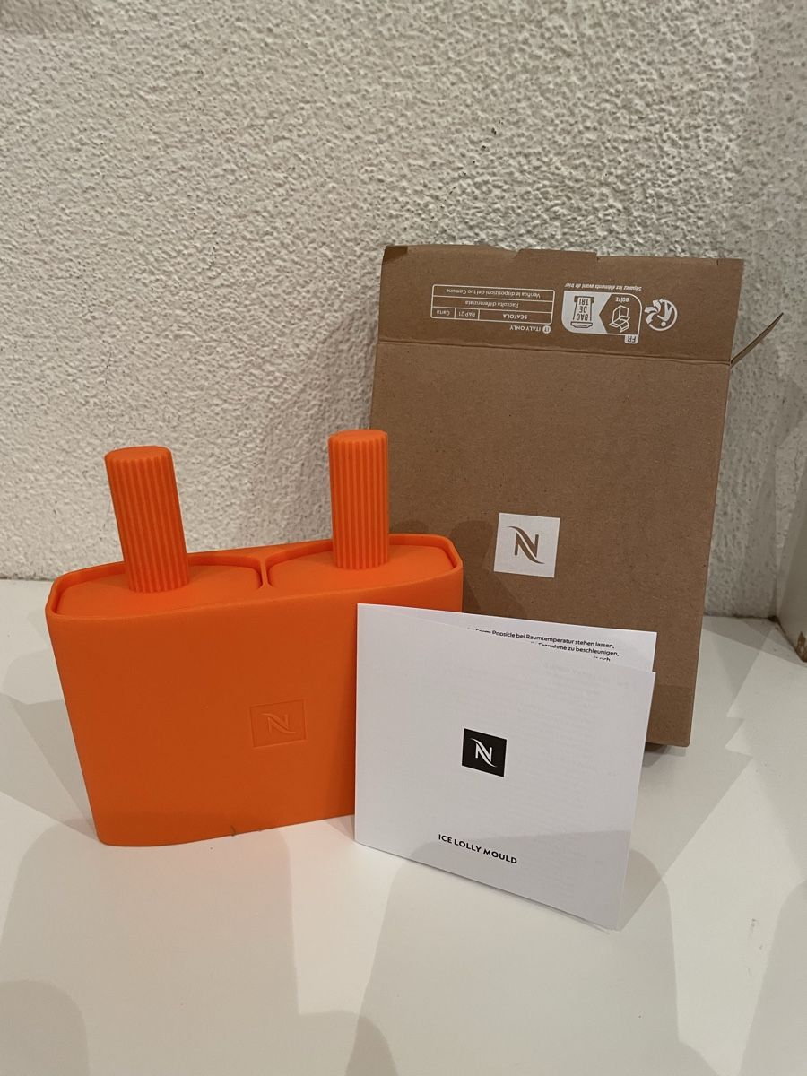 Elettrodomestici da cucina: Nespresso Eisformen-Set, Orange, neu! – Nuovo e nell'imballaggio originale da Luzern venduto da predator11