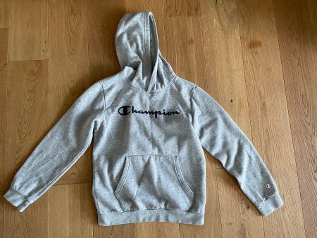 Grauer Champion Hoodie, Gr. 150
