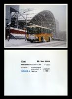 Chur Postauto Station Mercedes O303 P23321 Foto Ausdruck A5