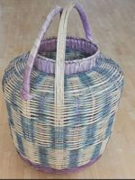Corbeille vintage en osier, idéale pour vos récoltes!