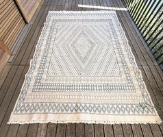 Handgewebter tunesischer Mergoum Wollteppich – 303 × 203 cm
