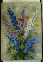 Fiorelli 1965 Blumenstilleben Oel auf Leinwand