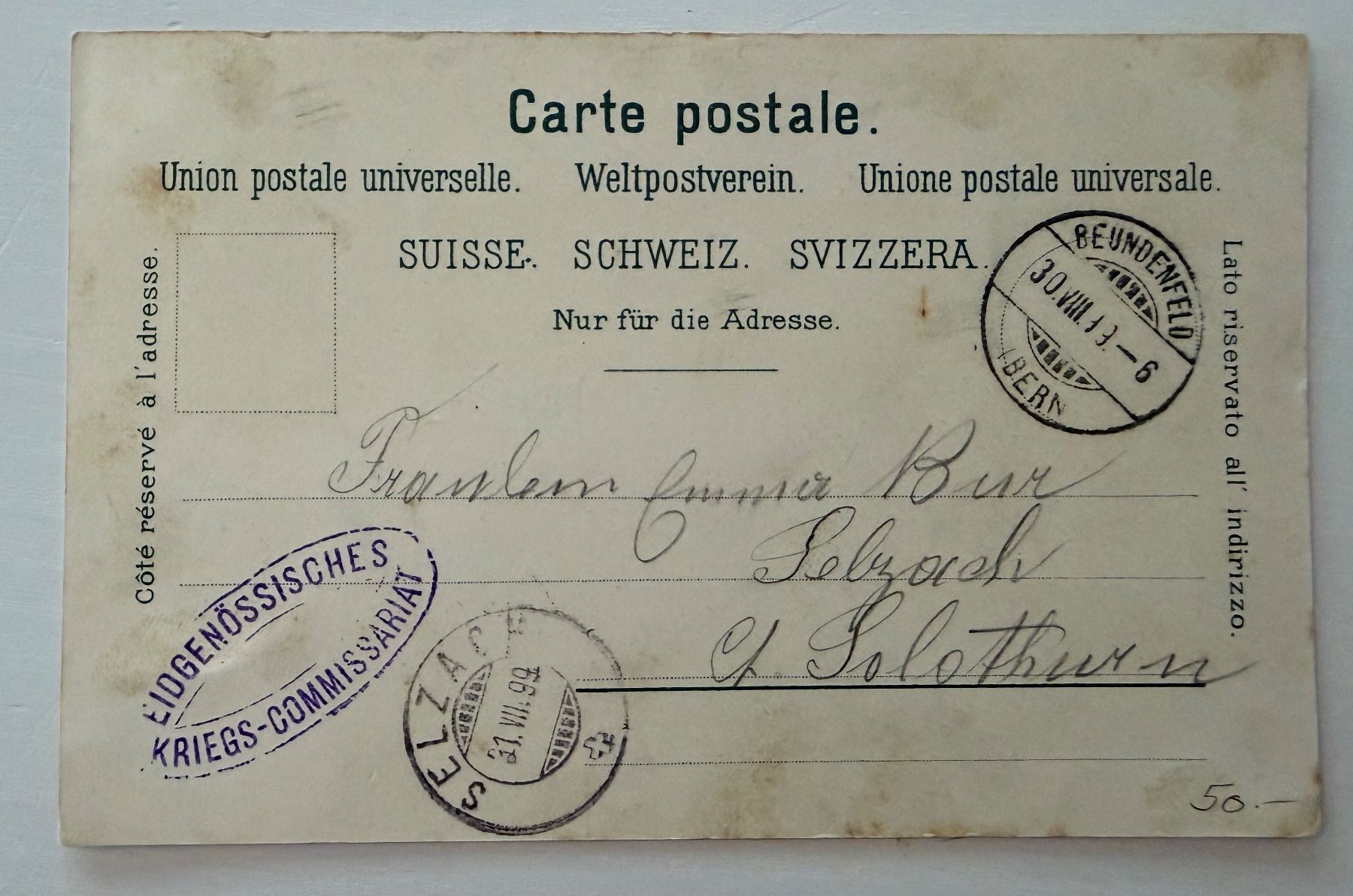 Cartoline postali: Ansichtskarte: Gruss aus Bern – Usato da Ostermundigen venduto da airline-trolley 1