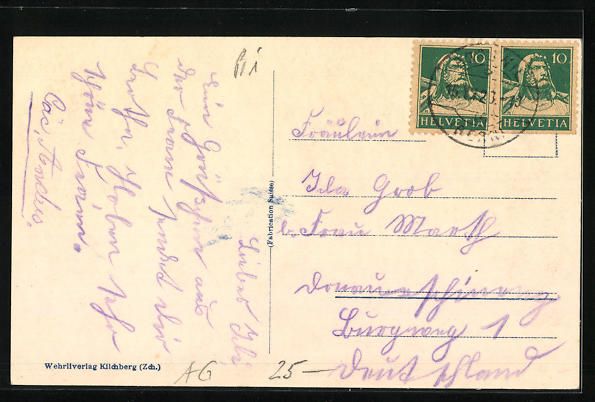 Cartoline postali: AK Aarburg, Partie an der Aare – Usato da Berlin venduto da bartko-reher 1