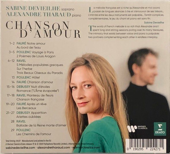 CD: Sabine Devieilhe - Chanson d'amour – Usato da Grüningen venduto da azulamarillo 1