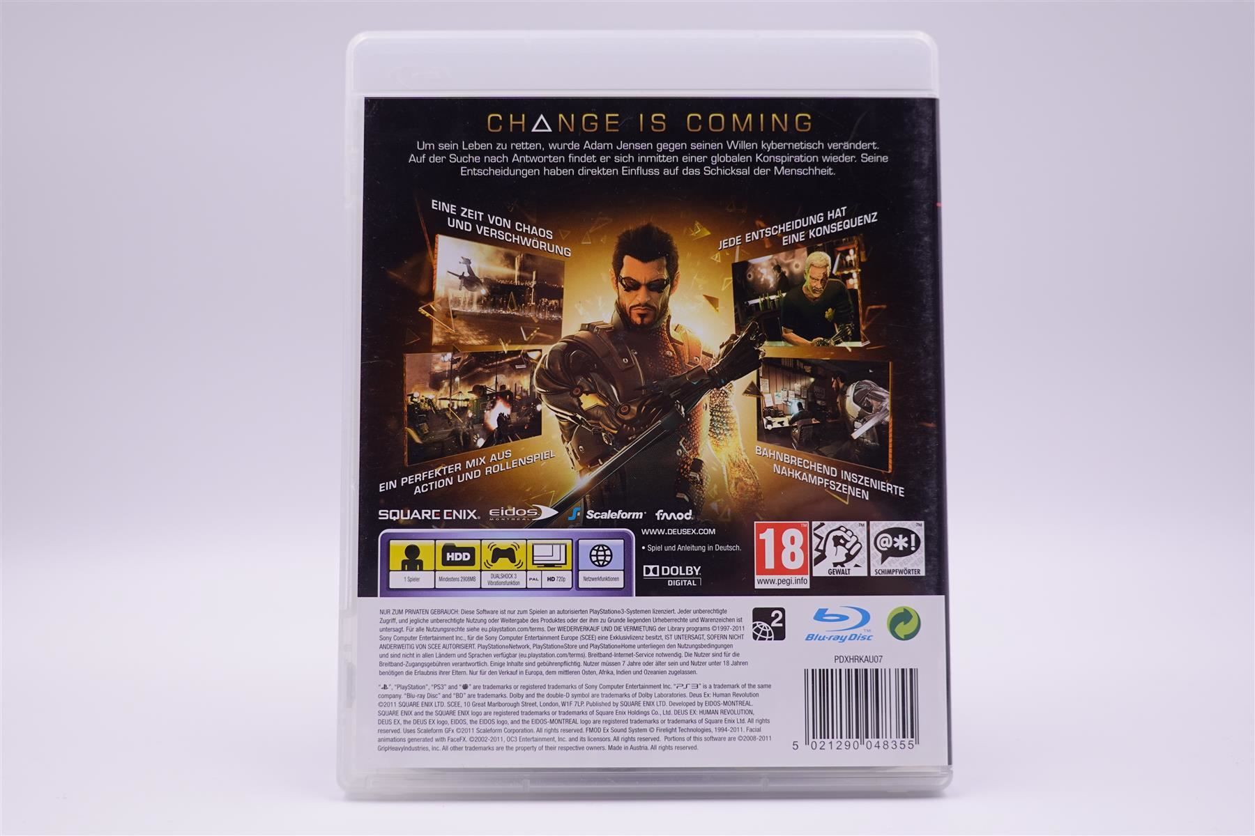 Sony Jeux: Deus Ex (PS3) – D'occasion à Herisau par ZelliZone 1